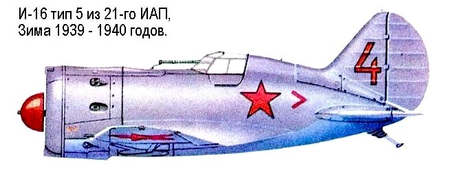Истребитель И-16.